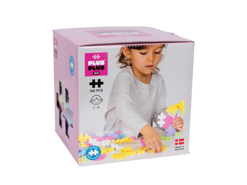 Plus-Plus BIG Pastel Mix / 100 pcs