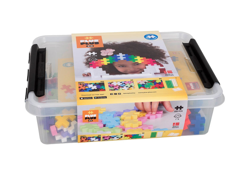 Plus-Plus BIG Storage Box Mix / 200 pcs