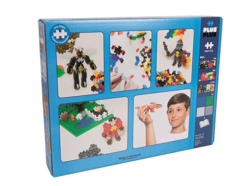 Plus-Plus Basic Learn to build Super set / 1200 pcs