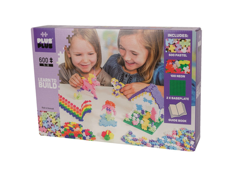 Plus-Plus Pastel Learn to Build / 600 pcs
