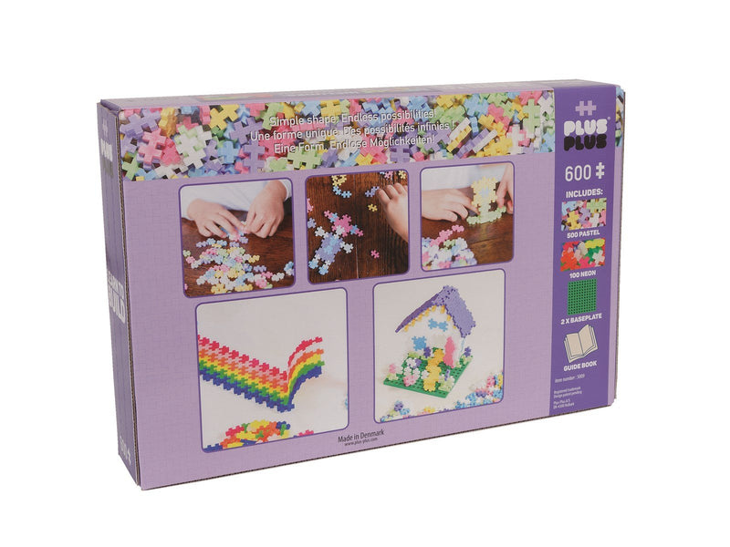 Plus-Plus Pastel Learn to Build / 600 pcs