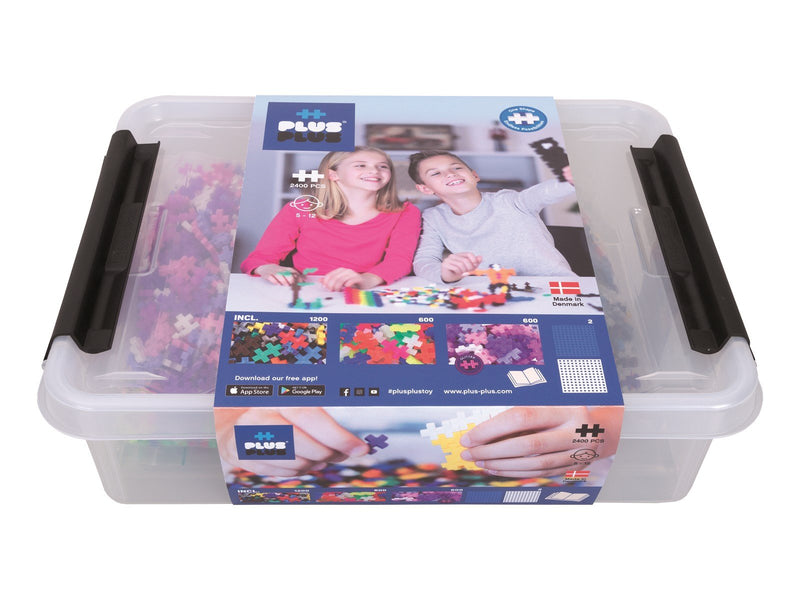 Plus-Plus Storage Box Mix / 2400 pcs