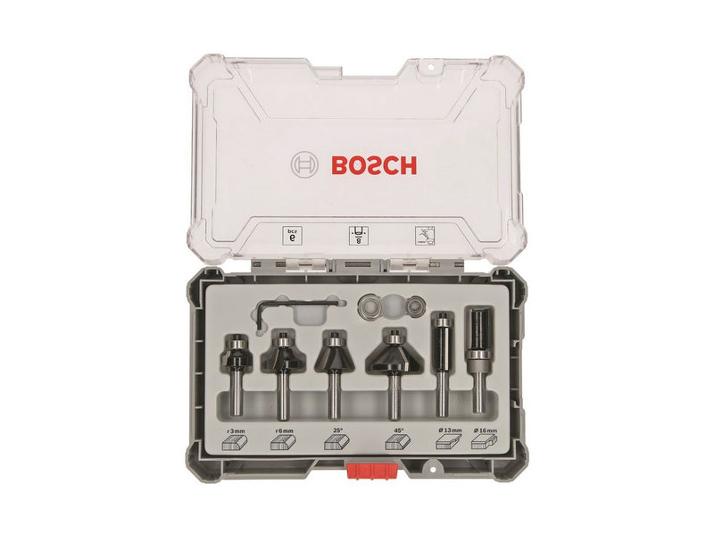 Bosch Bosc Fräsersatz 6 pcs Trim&Edging 8mm | 2607017469
