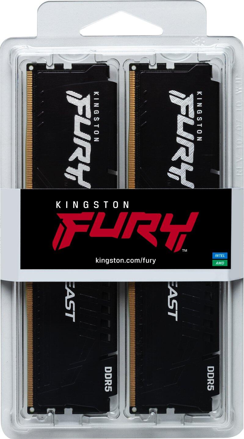 Kingston FURY Beast DIMM 64GB, DDR5-5600, CL40-40-40