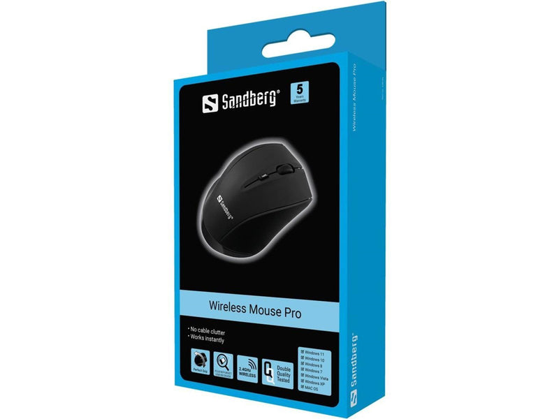 Sandberg Pro Wireless - Maus (Schwarz)
