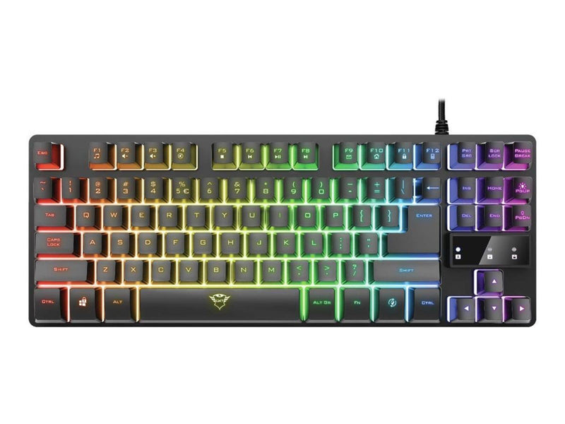 Trust Gaming GXT 833 Thado TKL - Gaming Tastaturen - Nordisch - Schwarz