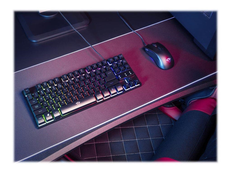 Trust Gaming GXT 833 Thado TKL - Gaming Tastaturen - Nordisch - Schwarz