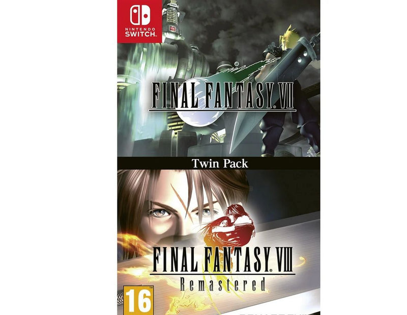 Final Fantasy VII & Final Fantasy VIII Remastered - Nintendo Switch - RPG - PEGI 16