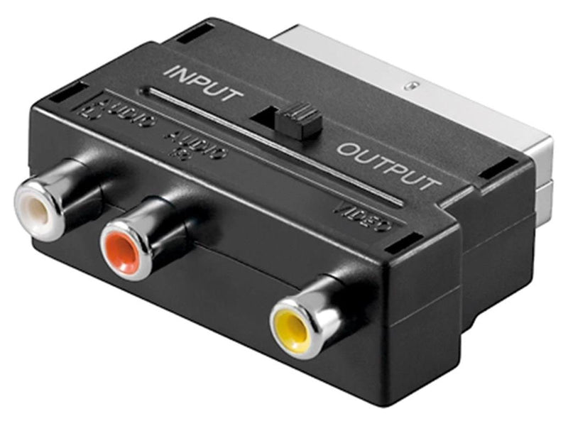 Pro SCART to composite audio/video adapter IN/OUT