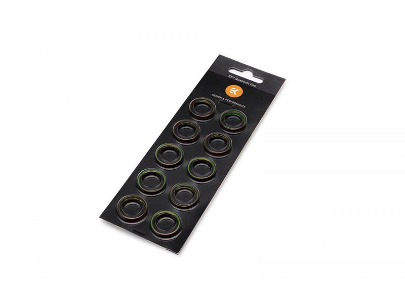 EK Water Blocks EK-Quantum Torque Color Ring 10-Pack STC 10/16 - Green