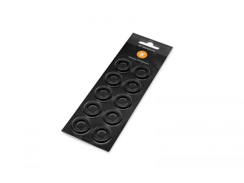 EK Water Blocks EK-Quantum Torque Color Ring 10-Pack STC 12/16 - Black