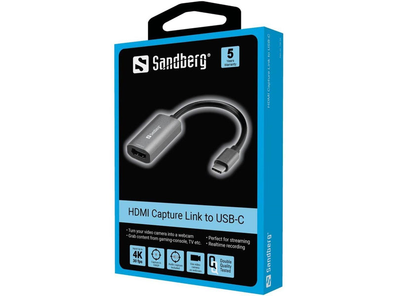Sandberg USB-C to HDMI Capture Link