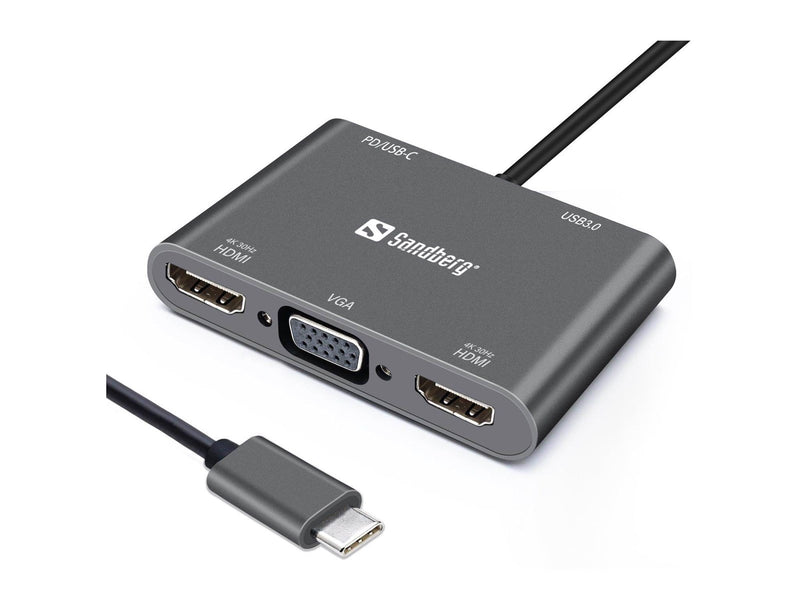 Sandberg USB-C MultiPort Docking Station