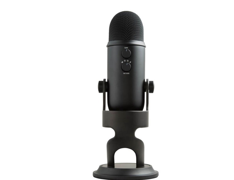 Blue Mic Yeti USB - Blackout - Microphone for Windows PC and Mac