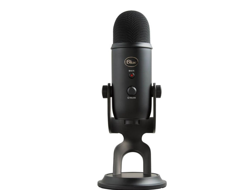 Blue Mic Yeti USB - Blackout - Microphone for Windows PC and Mac