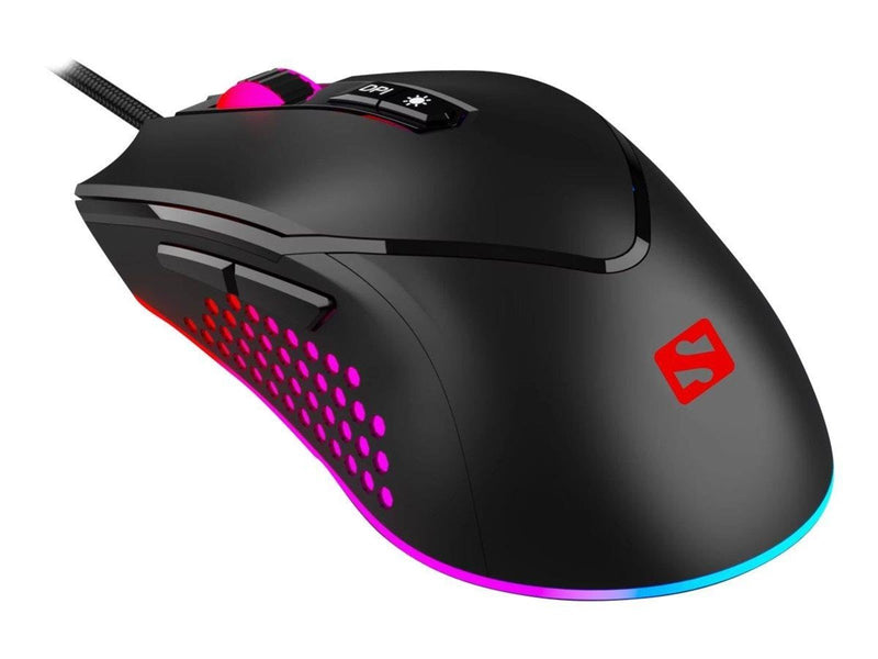 Sandberg Azazinator Mouse 6400 - Maus (Schwarz)