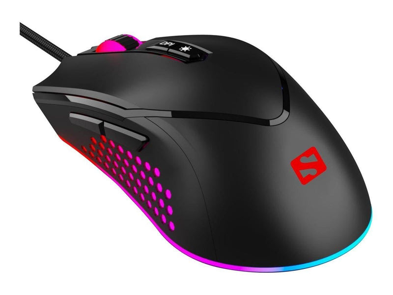 Sandberg Azazinator Mouse 6400 - Maus (Schwarz)