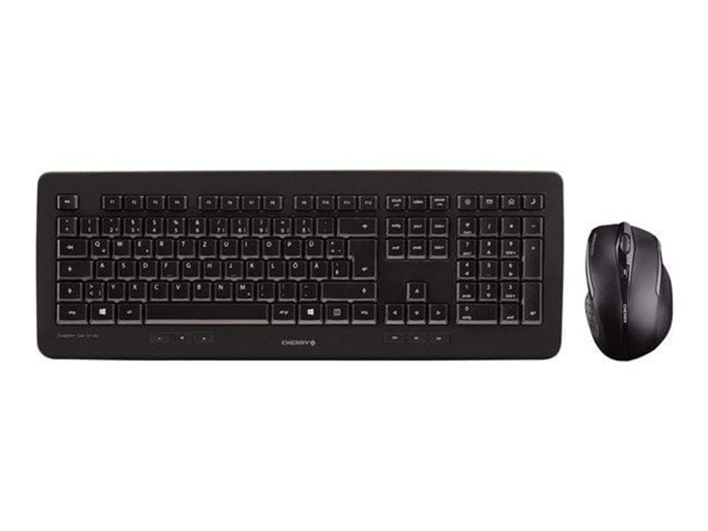 Cherry DW 5100 - Tastatur & Maus Set - Deutsch - Schwarz