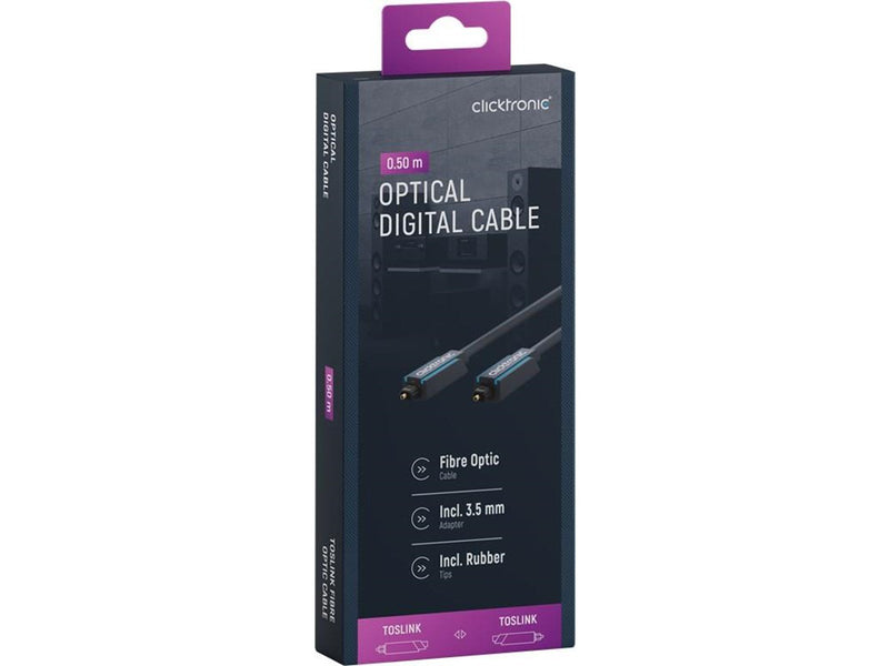 ClickTronic Optical Toslink Kabel - 0.5m