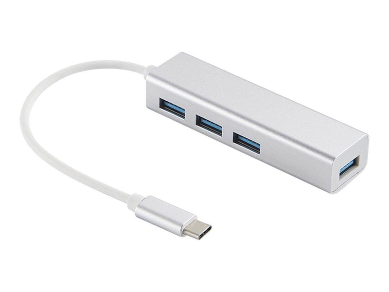 Sandberg 4-Port USB Hub USB-Hubs - USB 3.0 - 4 - silber