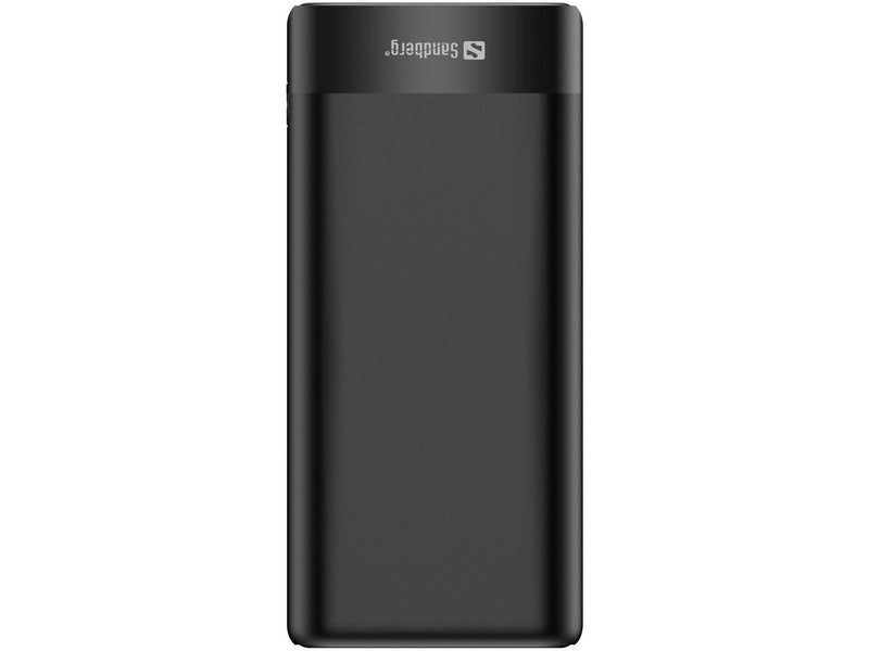 Sandberg Powerbank 20000 PD65W+2xQC3.0 Powerbank (Akku) - schwarz - 20000 mAh