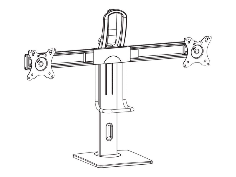 Deltaco Office Stand - 17"-32"