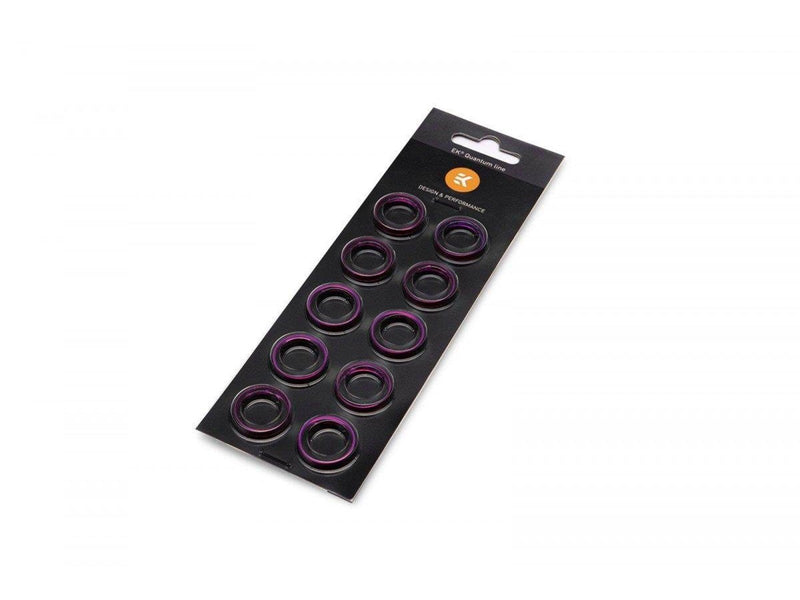 EK Water Blocks EK-Quantum Torque Color Ring 10-Pack STC 12/16 - Purple