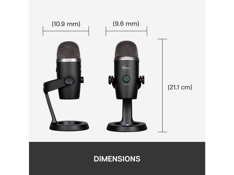 Logitech Yeti Nano USB Microphone for Mac and PC - Black