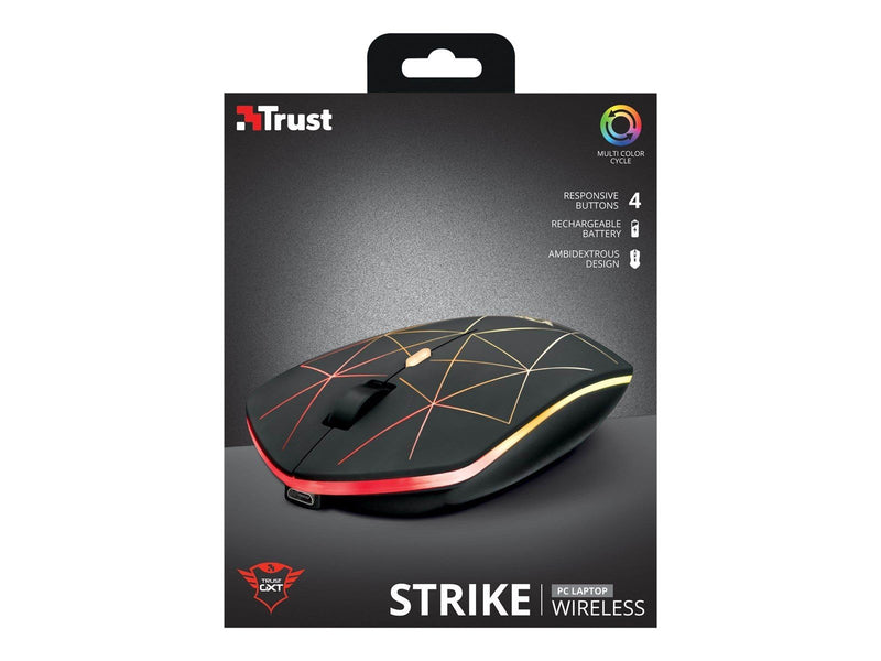 Trust GXT 117 Strike Wireless Gaming Mouse - Maus (Schwarz)