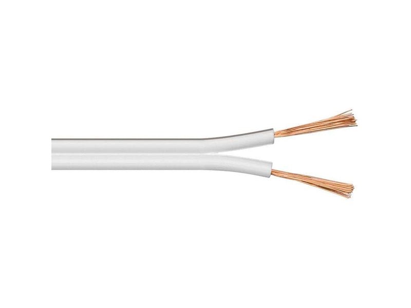 Pro Lautsprecher Kabel 0.5mm Weiß - 10m