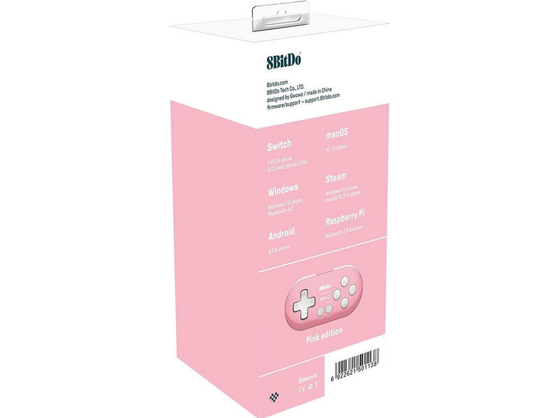 8BitDo Zero 2 - Pocket-size - Pink - Wireless Controller - Android