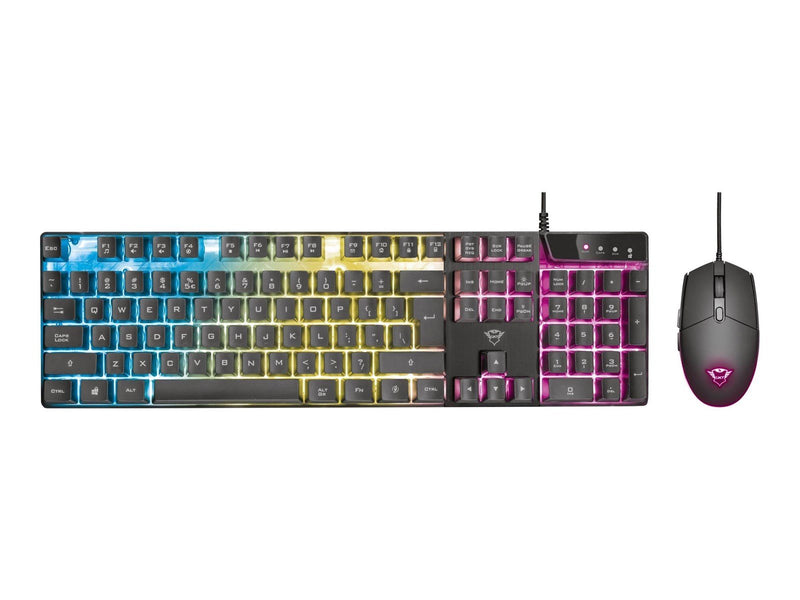Trust Gaming GXT 838 Azor Gaming Combo - Gaming Tastaturen - Schwarz