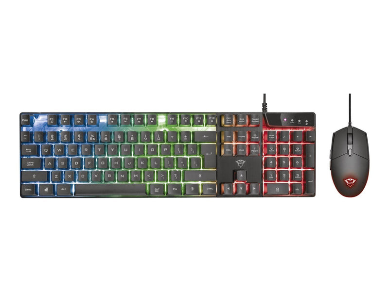Trust Gaming GXT 838 Azor Gaming Combo - Gaming Tastaturen - Schwarz