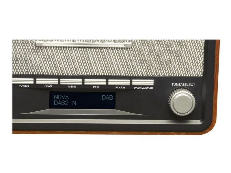 DENVER DAB-18 - clock radio - Bluetooth - DAB/DAB+/FM - Stereo - Braun