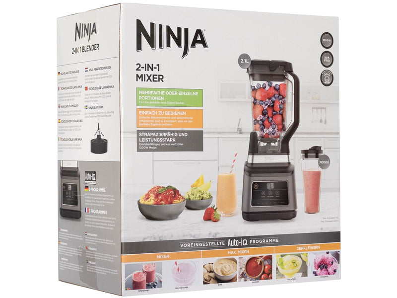 Ninja Mixer Blender (BN750EU) 2in1 with Auto IQ - 1200 W