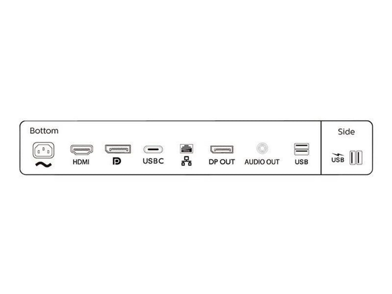 24" Philips 243B1/00 - 1920x1080 (FHD) - 75Hz - IPS - 90W USB-C