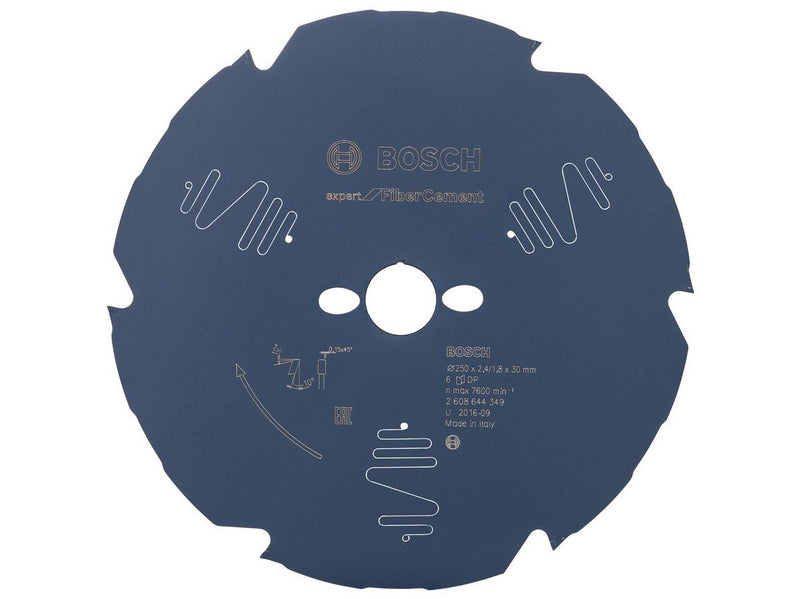 Bosch RUNDSAVKL 250X30X2.4MM 6T EXP FIBER CEME