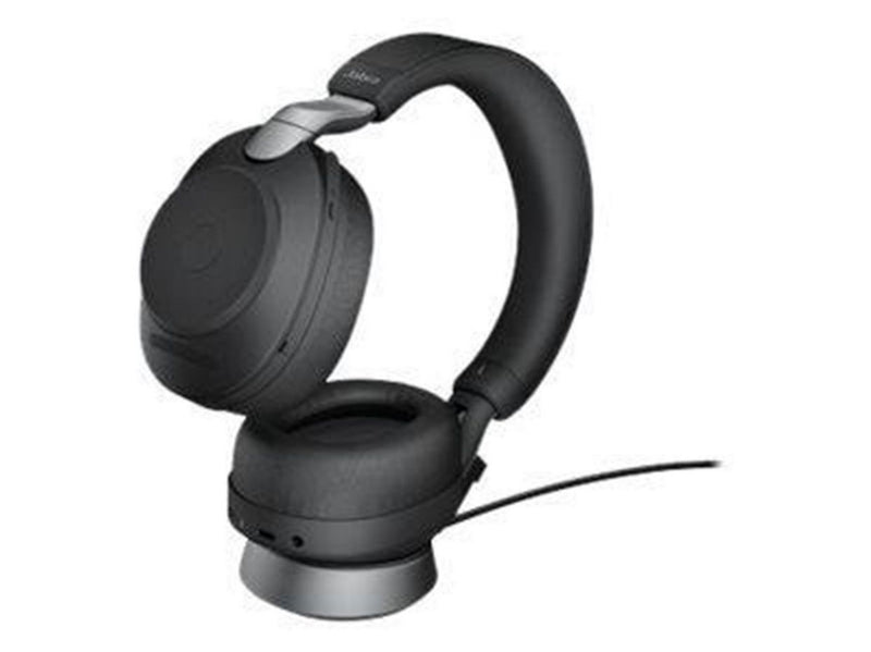 Jabra Evolve2 85 Link380a UC Stereo Stand Black