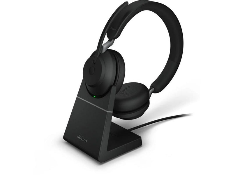 Jabra Evolve2 65 Link380c UC Stereo Stand Black