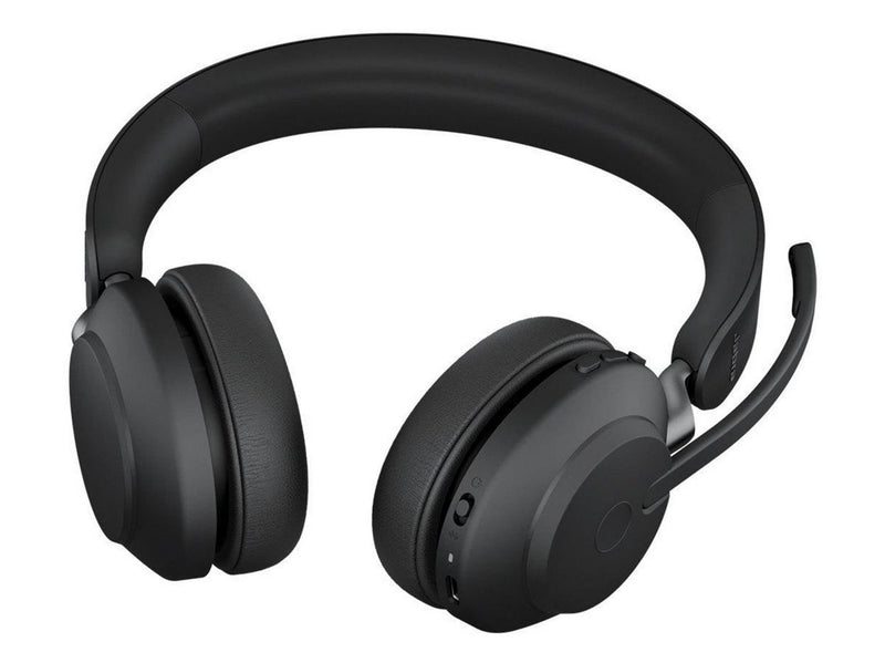 Jabra Evolve2 65 Link380a UC Stereo Stand Black