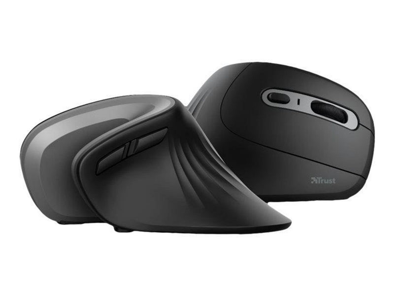 Trust Verro Ergonomic Wireless Mouse - Vertical mouse (Schwarz)