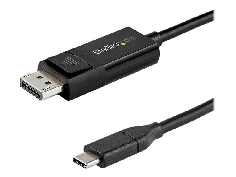 StarTech.com 3.3 ft. (1 m) USB C to DisplayPort 1.4 Cable - Bidirectional - USB / DisplayPort cable - 1 m