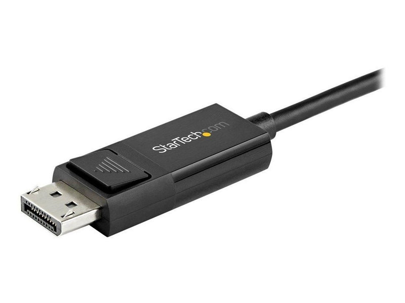 StarTech.com 3.3 ft. (1 m) USB C to DisplayPort 1.4 Cable - Bidirectional - USB / DisplayPort cable - 1 m