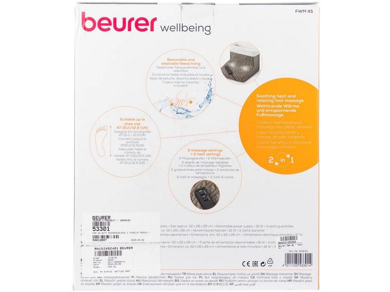 Beurer FWM 45 - foot warmer