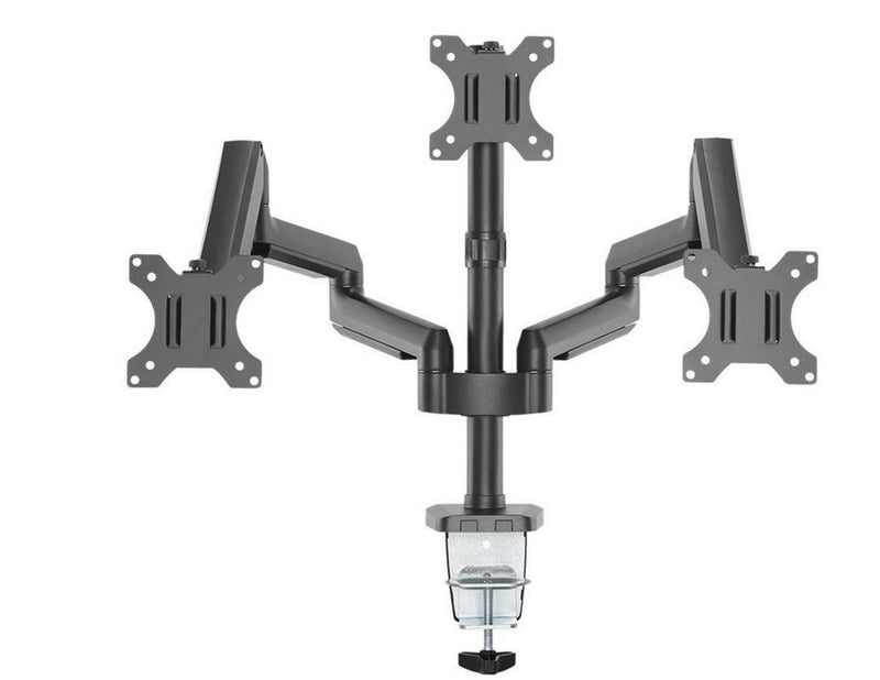 Deltaco Office triple hydraulisk monitor-arm 17"-27"