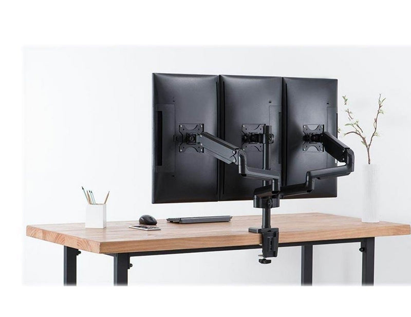 Deltaco Office triple hydraulisk monitor-arm 17"-27"