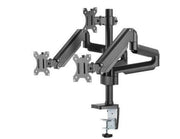 Deltaco Office triple hydraulisk monitor-arm 17"-27"