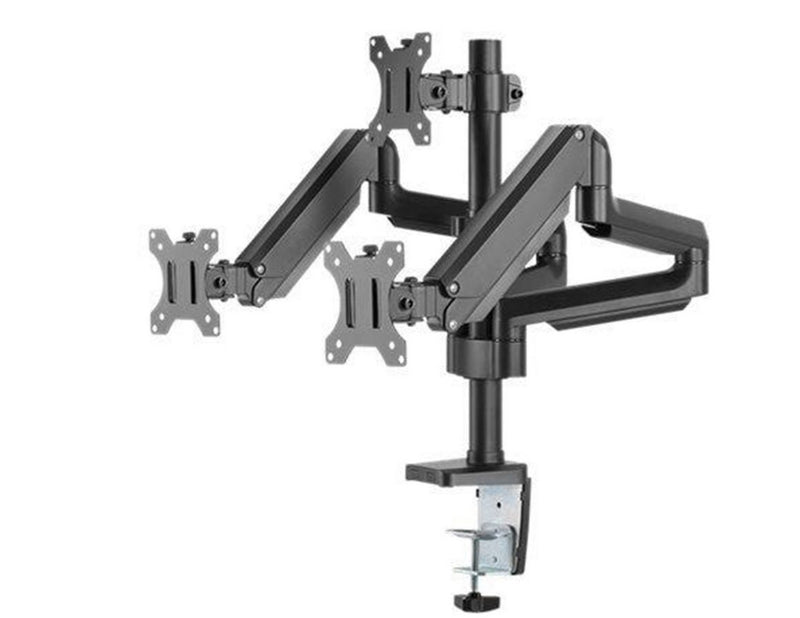 Deltaco Office triple hydraulisk monitor-arm 17"-27"