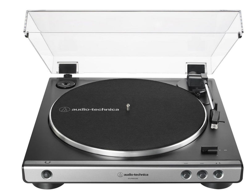 Audio-Technica AT-LP60XUSB - Vollautomatisch - Riemenantrieb - USB - Plattenspieler Grau