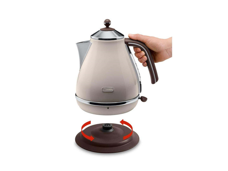 DeLonghi Wasserkocher Icona Vintage KBOV 2001 - Beige - 2000 W